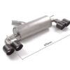 Scarico posteriore Toyota Yaris GR omologato Carbon Shot – Ragazzon 50.0952.84