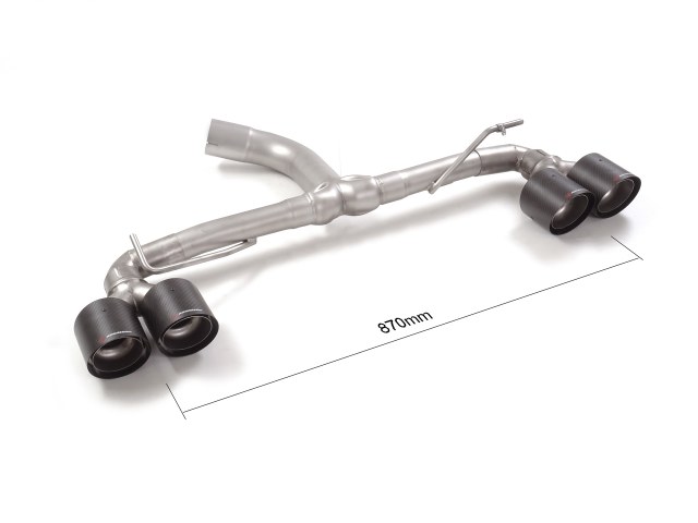 Tubo posteriore scarico Toyota Yaris GR Gruppo N Carbon Shot - Ragazzon 50.0954.84