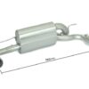 Scarico posteriore BMW Serie 1 F20/F21 omologato – Ragazzon 50.0959.05
