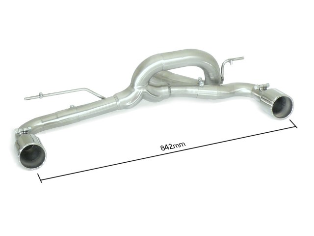 Tubo posteriore scarico BMW Serie 1 F20/F21 Gruppo N - Ragazzon 50.0960.05