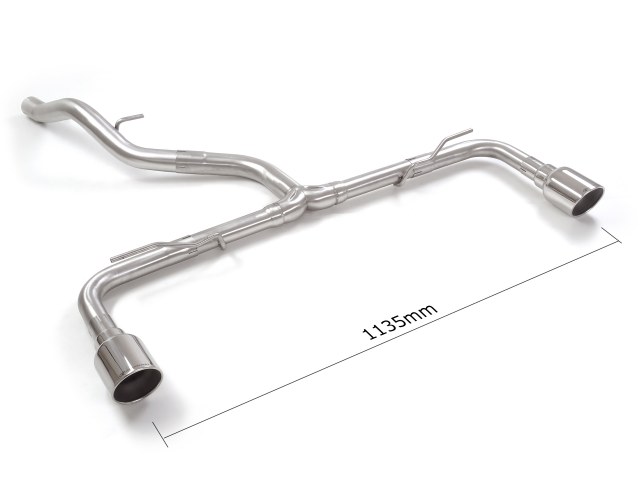 Tubo posteriore scarico Volkswagen Golf Mk8 CD Gruppo N Sport Line - Ragazzon 50.0994.61