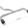 Hinterrohr Auspuff Volkswagen Golf Mk8 CD homologiert Carbon Shot - Ragazzon 50.0994.74