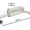 Scarico posteriore BMW Serie 1 F20/F21 omologato – Ragazzon 50.0410.05