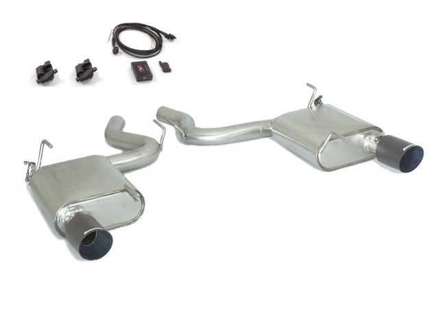Scarico posteriore Ford Mustang Mk6 omologato Carbon Racing - Ragazzon 50.0565.71