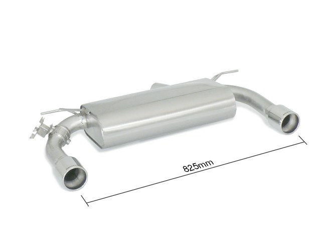 Scarico posteriore BMW Serie 4 F32-F33-F36 omologato - Ragazzon 50.0575.05