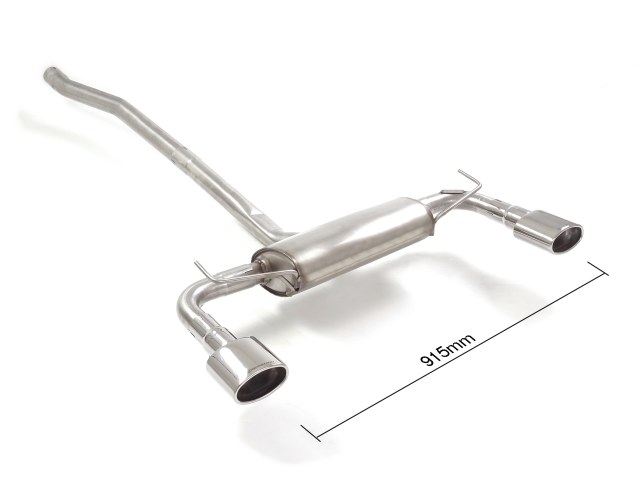 Scarico posteriore Jeep Renegade omologato - Ragazzon 50.0740.10