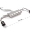 Scarico posteriore Volkswagen Golf Mk8 CD omologato Carbon Shot – Ragazzon 50.0993.74