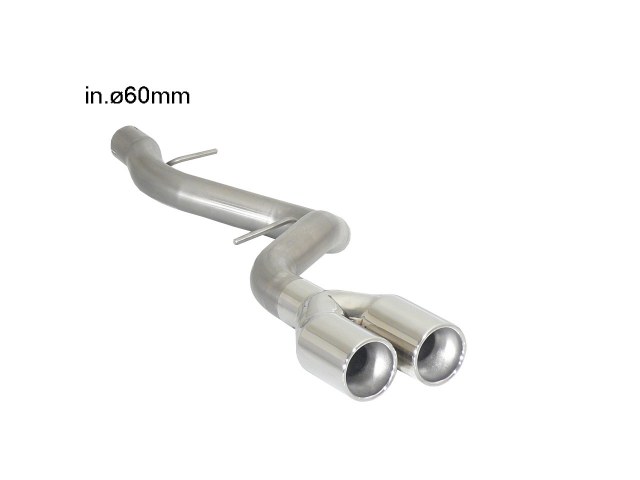 Scarico posteriore BMW Serie 1 E81-E82-E87-E88 - Ragazzon 50.0403.26
