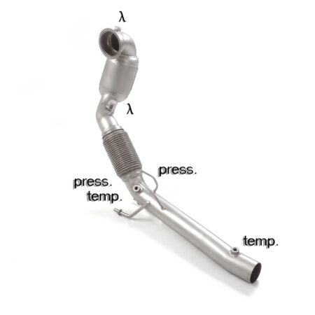 Catalizzatore sportivo Volkswagen Golf Mk8 CD - Ragazzon 54.0427.00