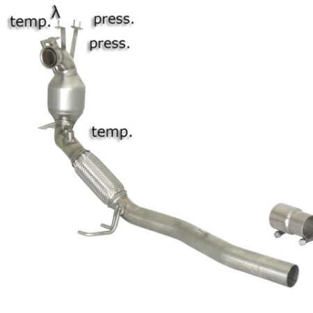Catalizzatore sportivo Volkswagen Passat Mk6 3C Gruppo N - Ragazzon 54.0235.01