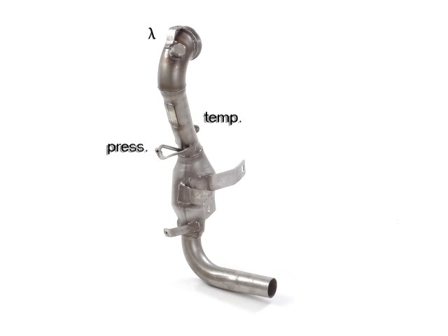 Catalizzatore sportivo Opel Corsa D Gruppo N - Ragazzon 54.0240.01