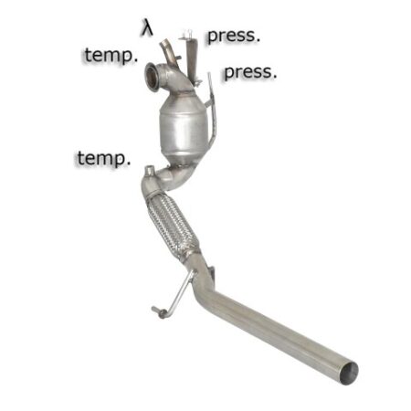 Catalizzatore sportivo Audi A1 8X Gruppo N - Ragazzon 54.0243.01
