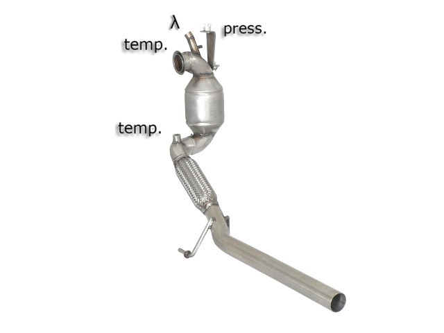 Catalizzatore sportivo Audi A1 8X Gruppo N - Ragazzon 54.0263.01