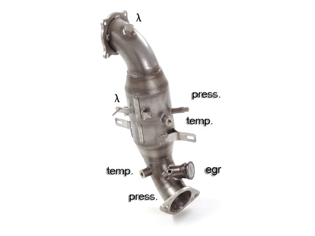 Catalizzatore sportivo Alfa Romeo Giulia Gruppo N - Ragazzon 54.0354.00