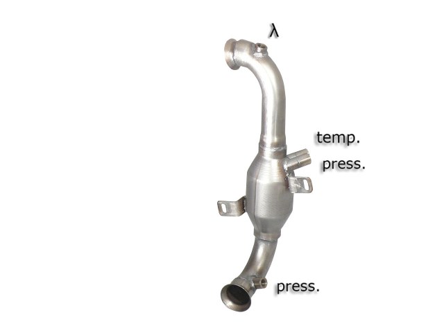 Catalizzatore sportivo Citroen C3 Gruppo N - Ragazzon 54.0252.01