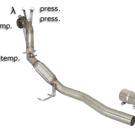 Tubo sostituzione catalizzatore Volkswagen Passat Mk6 3C Gruppo N - Ragazzon 55.0282.00