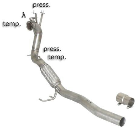 Tubo sostituzione catalizzatore Seat Leon Mk2 1P Gruppo N - Ragazzon 55.0315.00
