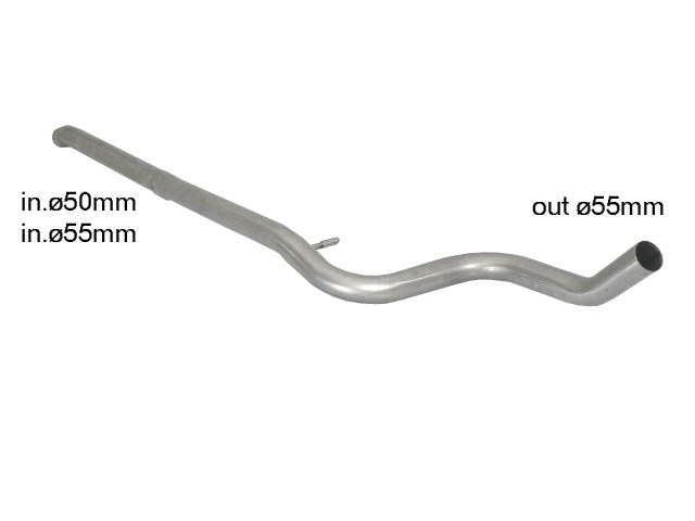 Tubo centrale scarico Peugeot 208 Mk1 Gruppo N - Ragazzon 55.0369.00