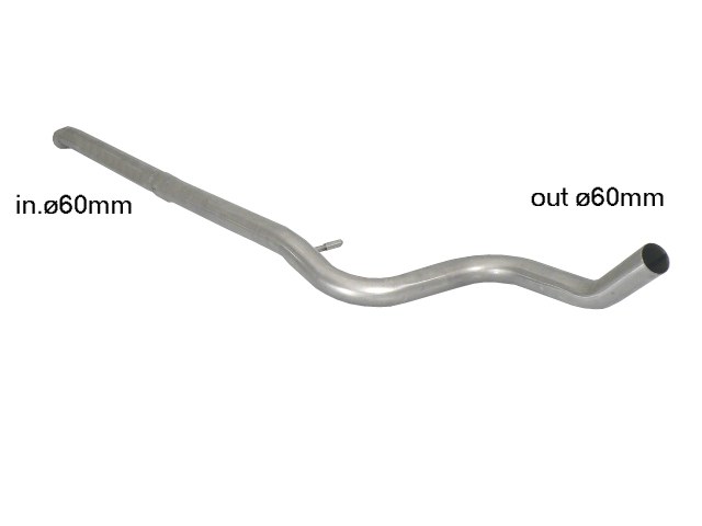 Tubo centrale scarico Peugeot 208 Mk1 Gruppo N - Ragazzon 55.0402.00