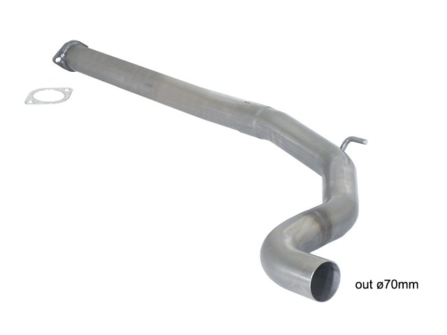 Tubo centrale scarico Abarth Grande Punto + Evo Gruppo N - Ragazzon 55.0404.00