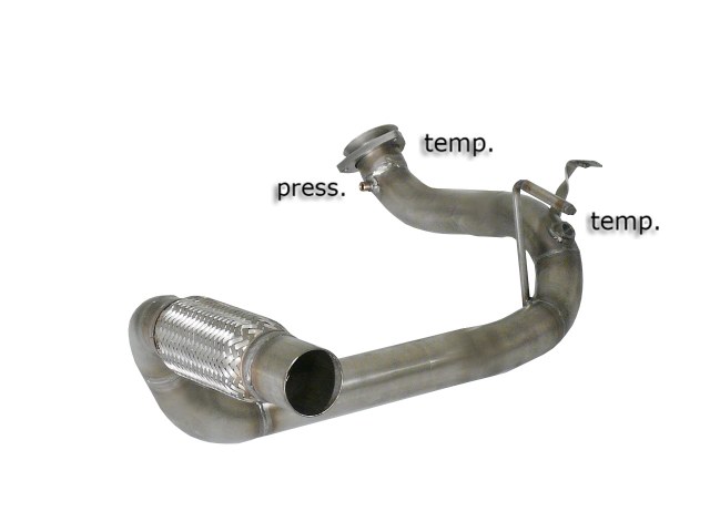 Tubo sostituzione catalizzatore Jeep Wrangler JK Mk3 Gruppo N - Ragazzon 55.0414.00