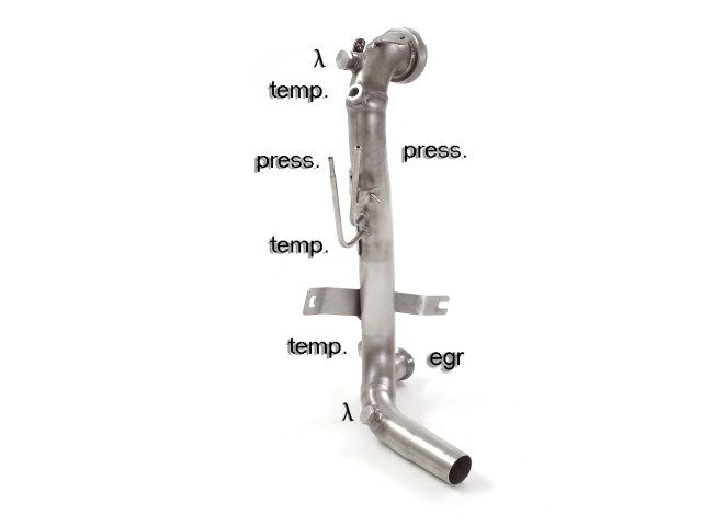 Tubo sostituzione catalizzatore Alfa Romeo MiTo 955 Gruppo N - Ragazzon 55.0535.00