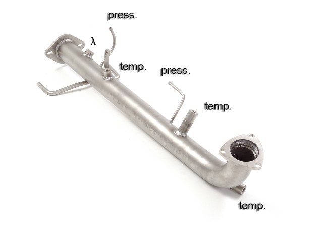 Tubo sostituzione catalizzatore Toyota Land Cruiser J15 Gruppo N - Ragazzon 55.0558.00