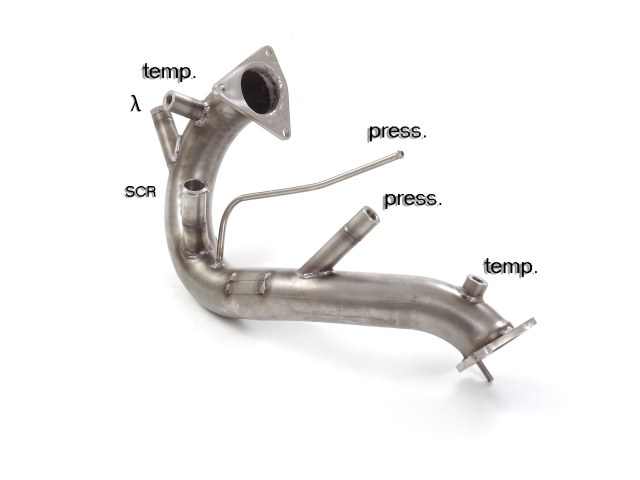 Tubo sostituzione catalizzatore Audi Q5 8R Gruppo N - Ragazzon 55.0581.00