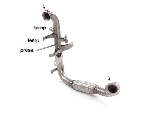 Tubo sostituzione catalizzatore Ford Tourneo Mk2 Gruppo N - Ragazzon 55.0666.00