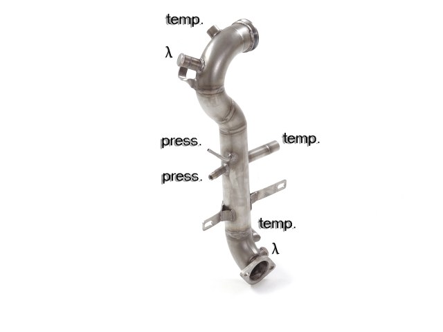 Tubo sostituzione catalizzatore Jeep Renegade Gruppo N - Ragazzon 55.0681.00