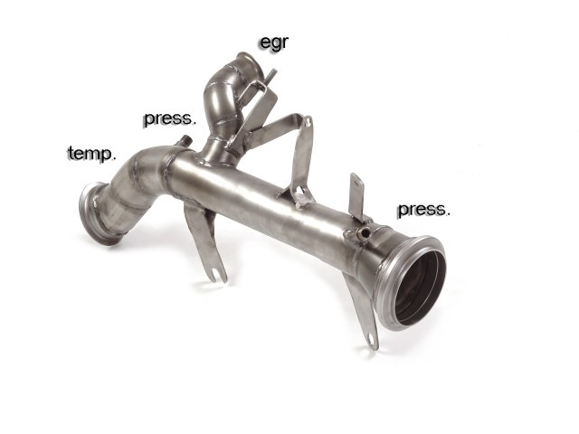 Tubo sostituzione catalizzatore Audi A6 F2 Gruppo N - Ragazzon 55.0700.00