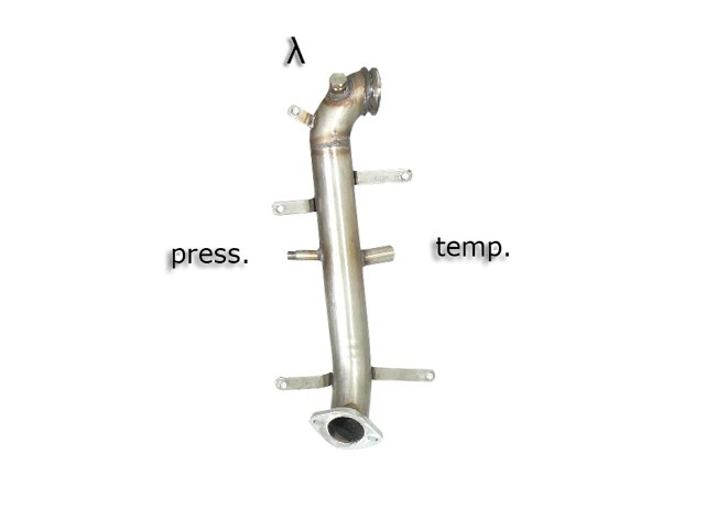 Tubo sostituzione catalizzatore Alfa Romeo Giulietta Gruppo N - Ragazzon 55.0200.00