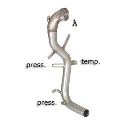 Tubo sostituzione catalizzatore Alfa Romeo MiTo 955 Gruppo N - Ragazzon 55.0223.00