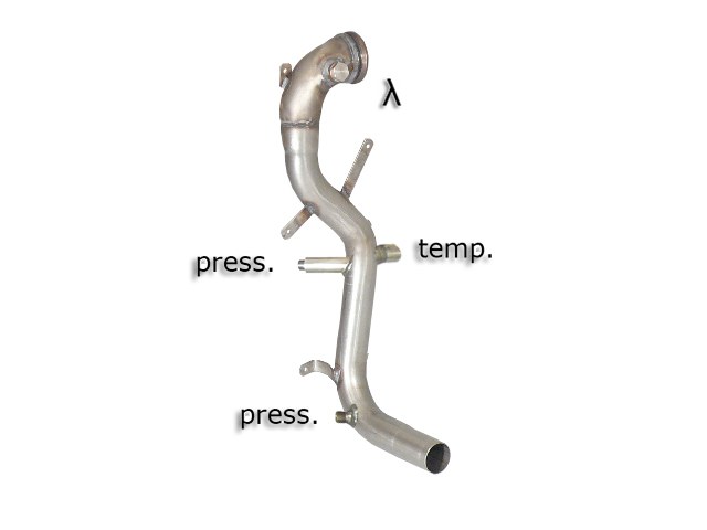 Tubo sostituzione catalizzatore Alfa Romeo MiTo 955 Gruppo N - Ragazzon 55.0223.00