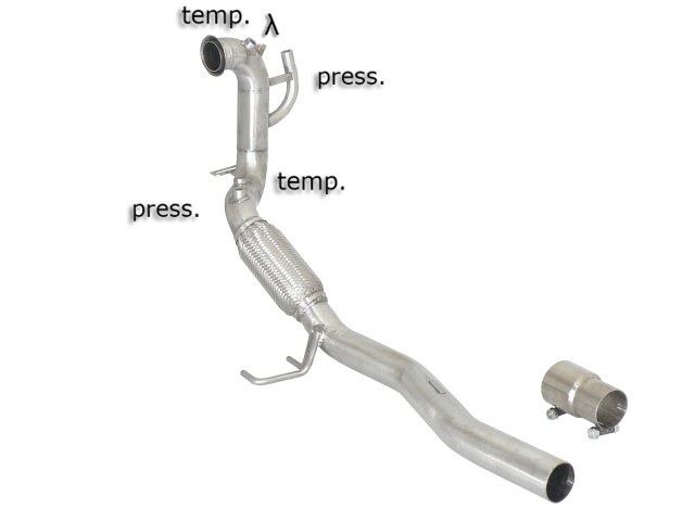 Tubo sostituzione catalizzatore Seat Leon Mk2 1P Gruppo N - Ragazzon 55.0252.00