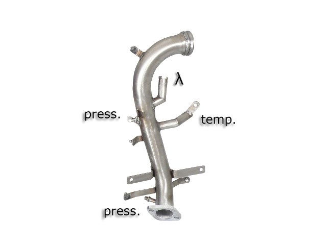 Tubo sostituzione catalizzatore Alfa Romeo 159 Gruppo N - Ragazzon 55.0258.00