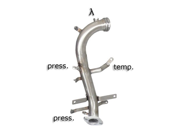 Tubo sostituzione catalizzatore Alfa Romeo 159 Gruppo N - Ragazzon 55.0284.00