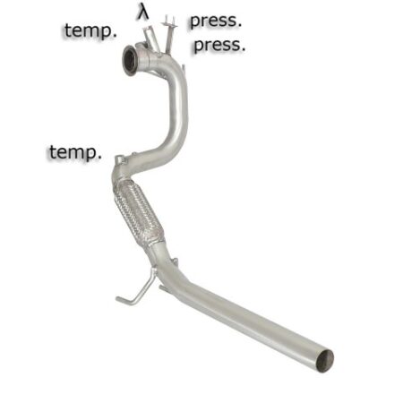 Tubo sostituzione catalizzatore Audi A1 8X Gruppo N - Ragazzon 55.0305.00