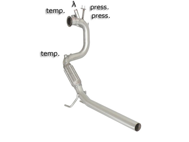 Tubo sostituzione catalizzatore Audi A1 8X Gruppo N - Ragazzon 55.0305.00