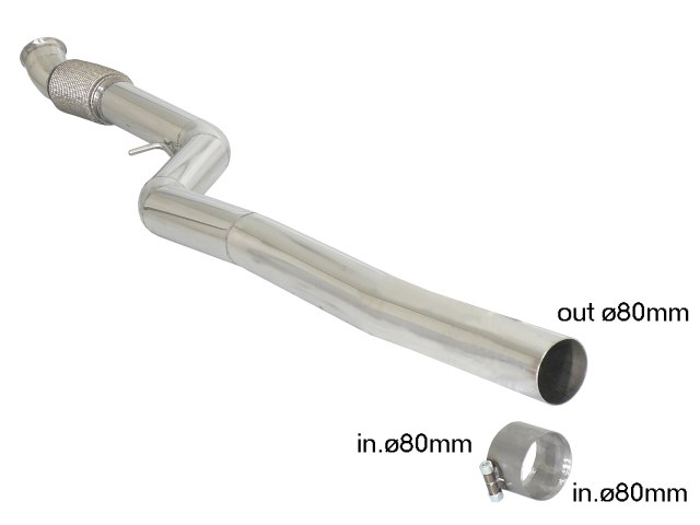 Tubo centrale scarico BMW Serie 1 F20/F21 Gruppo N - Ragazzon 55.0373.00