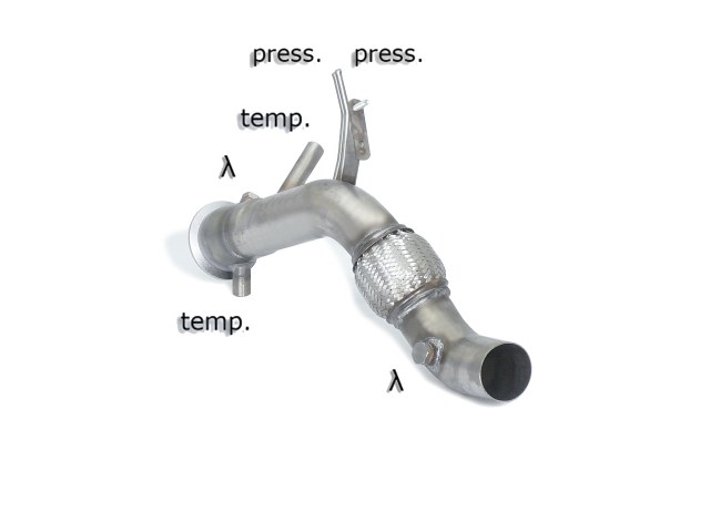Tubo sostituzione catalizzatore BMW Serie 5 F10-F11 Gruppo N - Ragazzon 55.0439.00