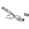 Tubo sostituzione catalizzatore Mercedes Classe A W177 Gruppo N – Ragazzon 57.0157.00