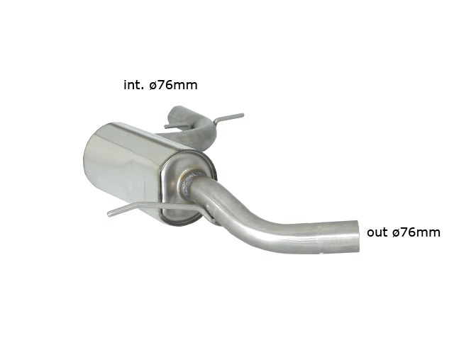 Tubo centrale scarico Volkswagen Golf Mk6 1K - Ragazzon 57.0074.00
