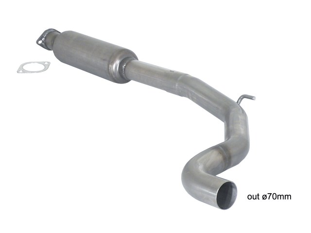 Tubo centrale scarico Abarth Grande Punto + Evo - Ragazzon 57.0085.00