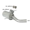 Mitteltopf Auspuff Volkswagen Golf Mk6 1K - Ragazzon 57.0073.00