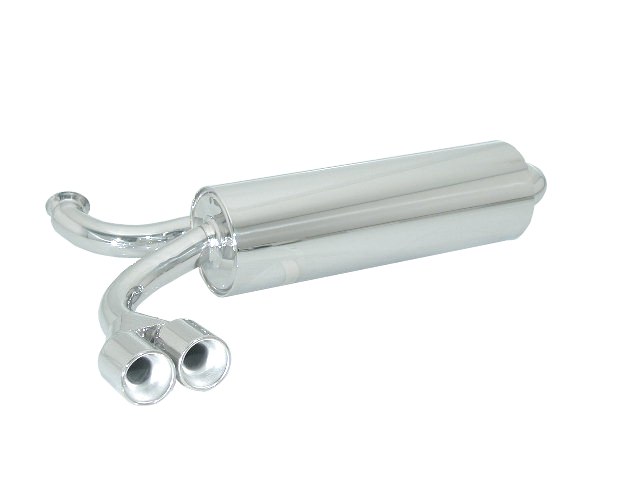 Scarico posteriore Peugeot 206 omologato - Ragazzon 58.0176.26