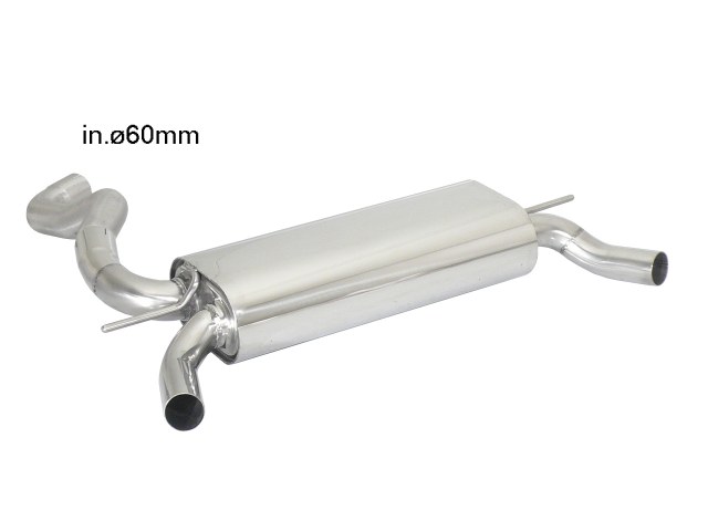 Scarico posteriore Renault Clio Mk4 omologato - Ragazzon 58.0614.00