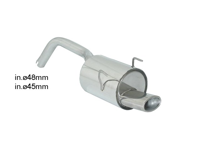 Scarico posteriore Fiat Panda Mk3/319 omologato - Ragazzon 58.0645.10