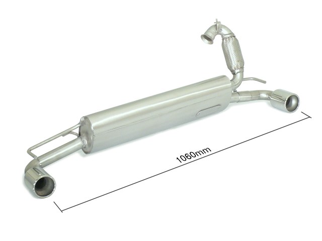 Scarico posteriore Smart Forfour omologato - Ragazzon 58.0735.05
