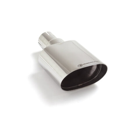 Terminale inox ovale 128 universale Sport Line - Ragazzon 59.0008.11